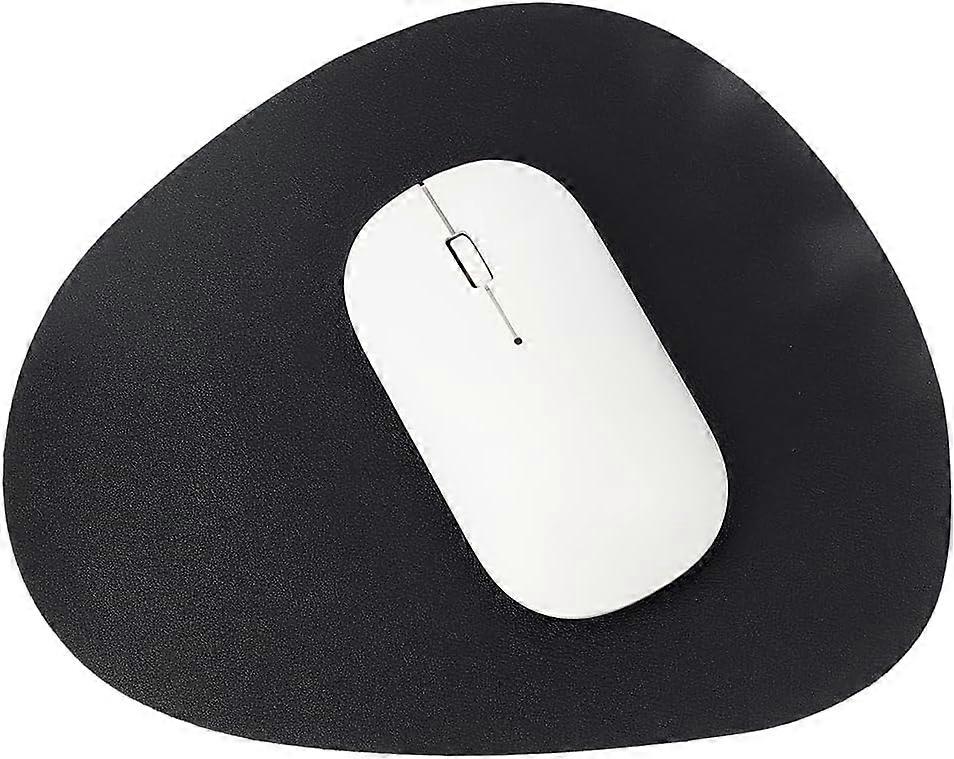 PU Leather Mouse Pad Triangle Black 180x220x1.5mm