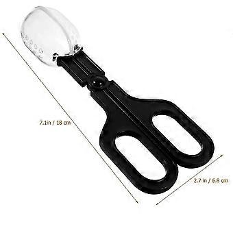 3pcs Plastic Hamster Poop Guinea Pig Poop Holder Small Pet Wastes Scoop Plastic Poop Scoops-Good