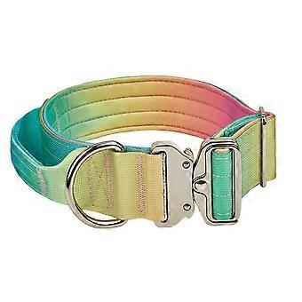 Tactical Dog Collar with Handle, Waterproof Heavy Duty Pet Collar, 1170 Lbs Tested, Rustproof Aviation Aluminum Quick Release