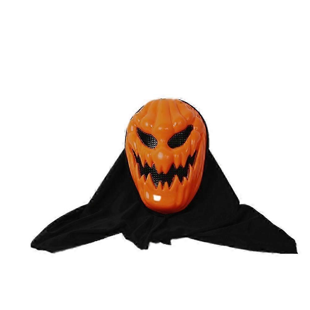 Orange Skull Horror Ghost Mask for Halloween Use