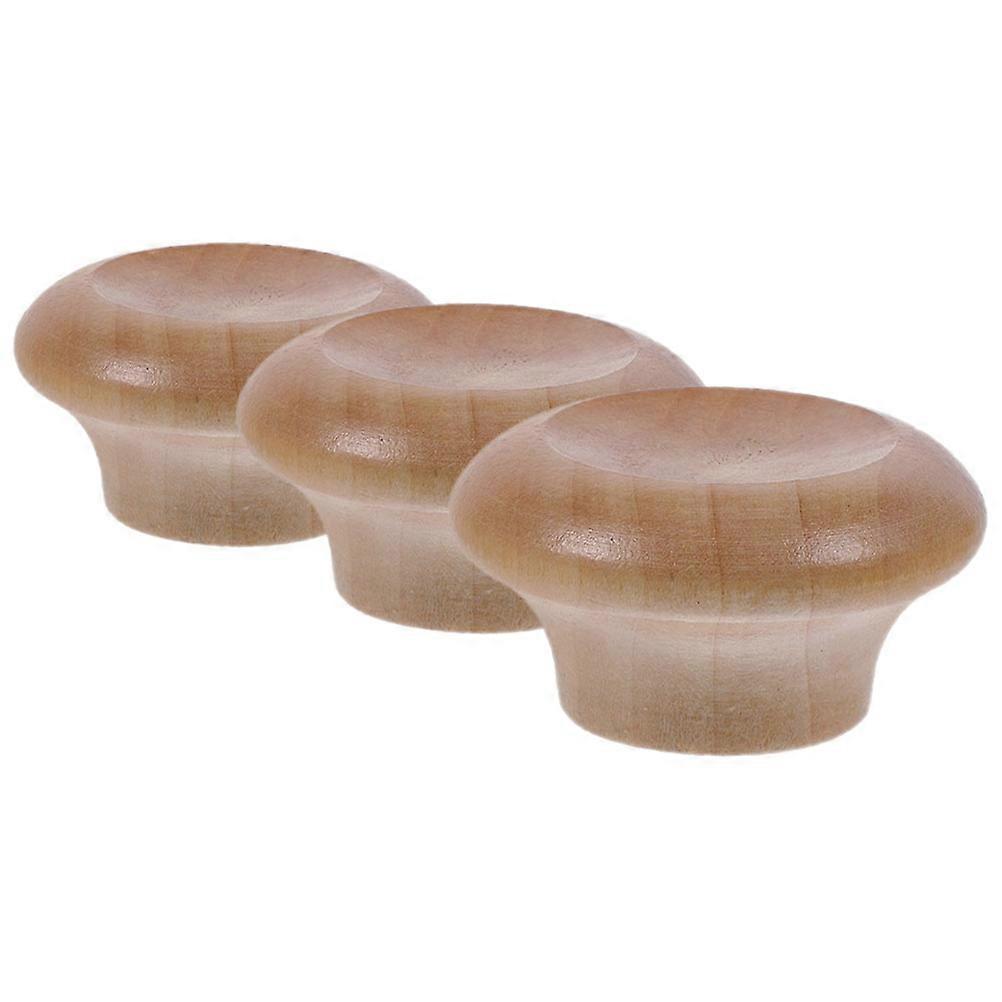 Cookware Lid Knobs Solid Wood Pan Lid Handle Replacement 12Pcs