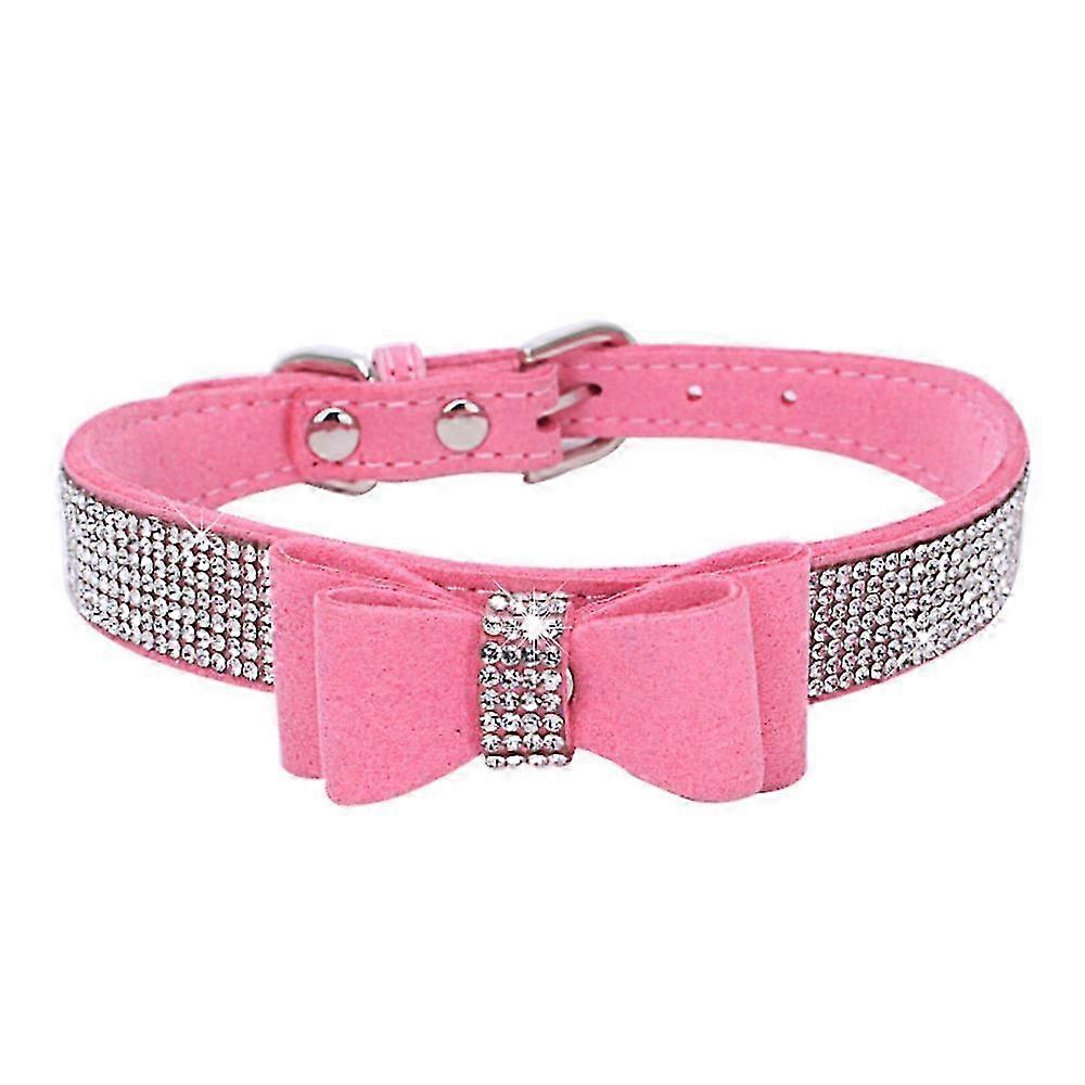 Stylish Adjustable Velvet Rhinestone Collar