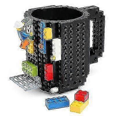 Fun Buildable Coffee Mug Black
