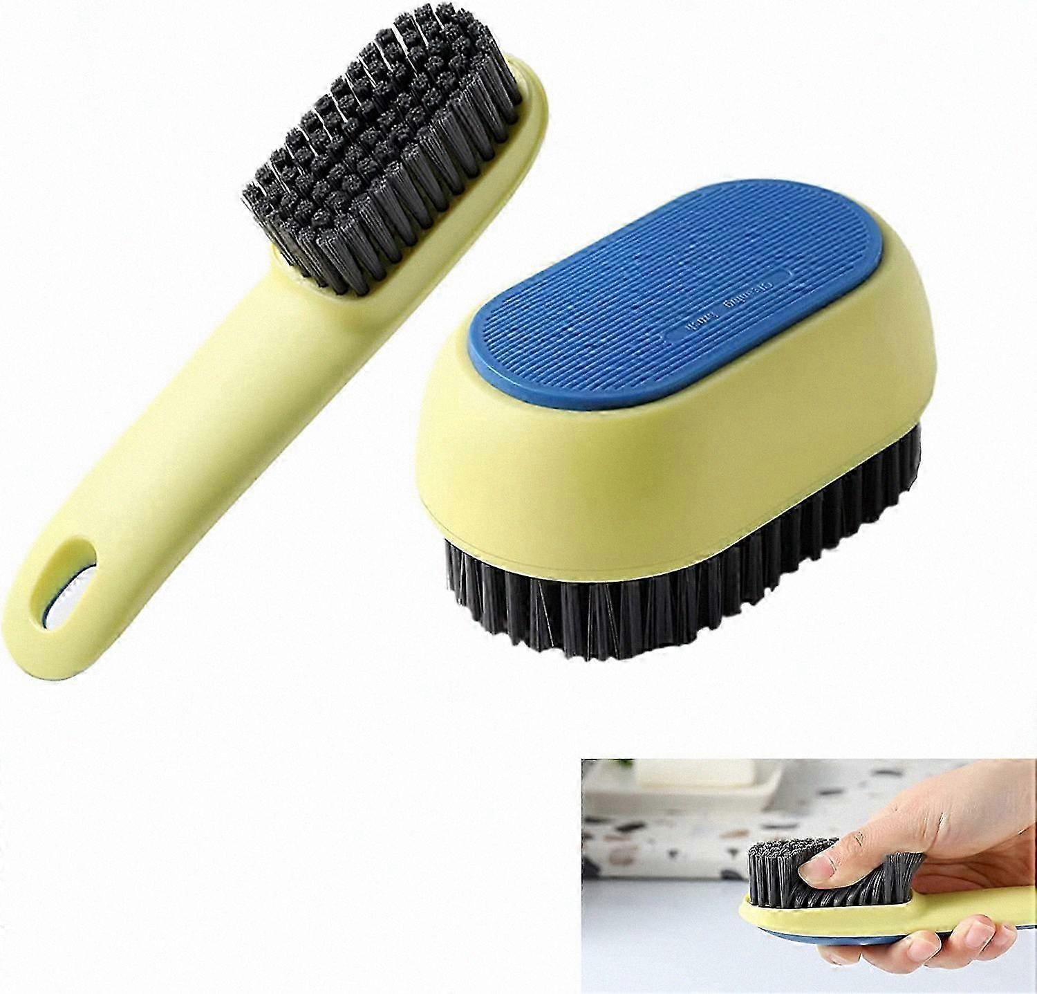 Soft Bristle Cleaning Brushes, 2-Pack for Household Use