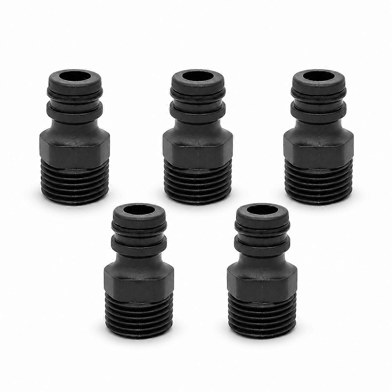 Threaded Couplings Threaded Coupling Hydraulic Garden Plastic Quick Connect Water Pipe 1/2 inch 5 pcs Kra