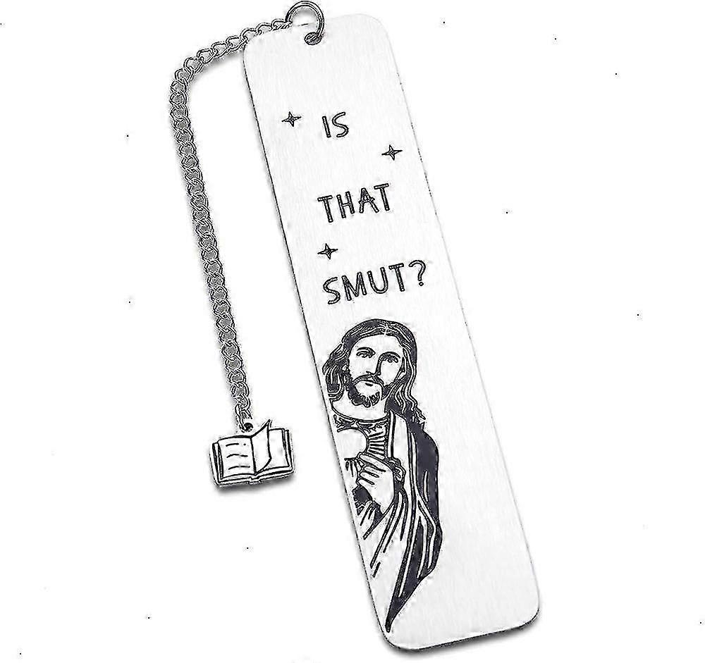 Funny Peeking Jesus Stainless Bookmark