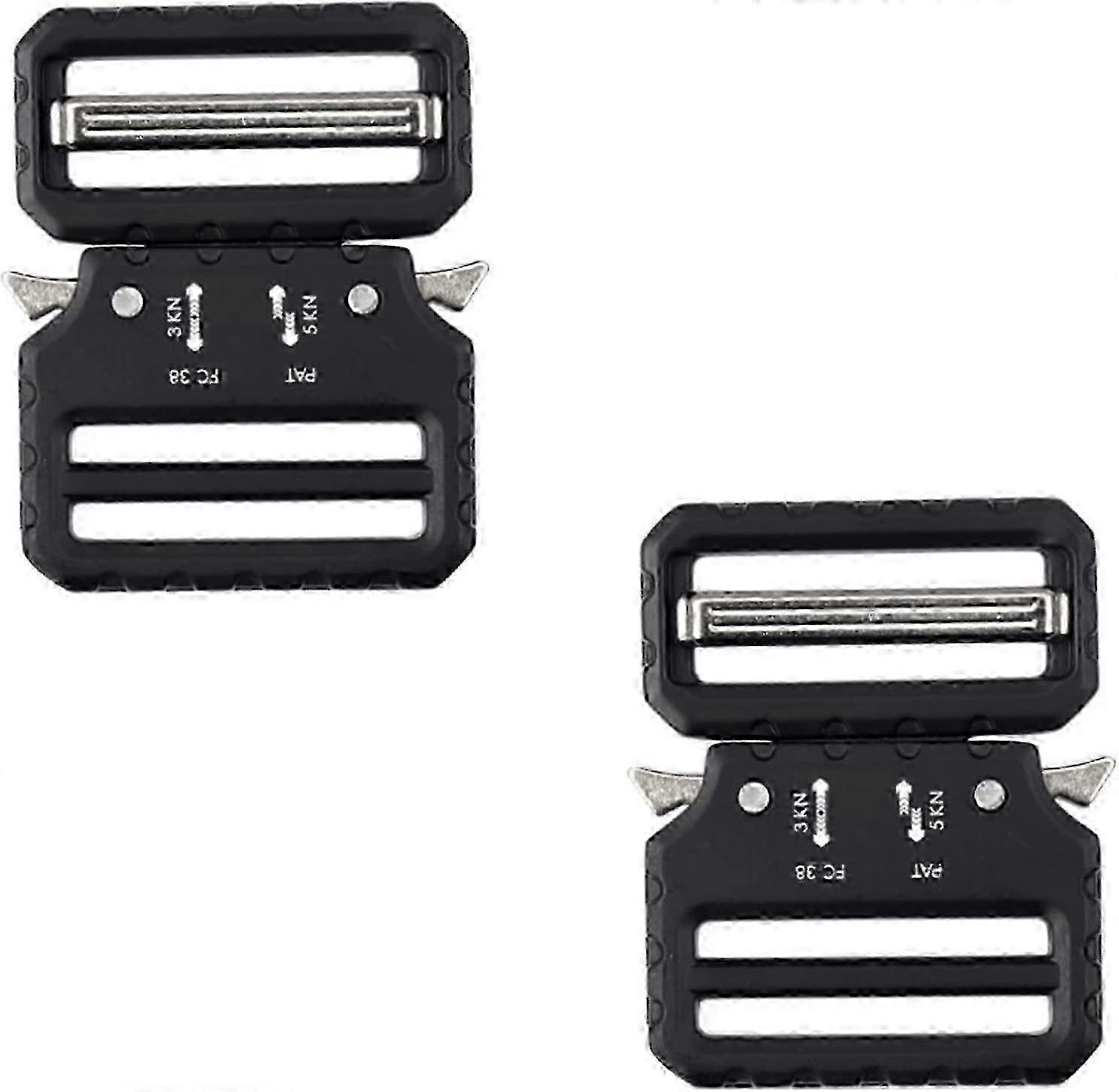 Double Adjustable Tactical Buckle 39mm