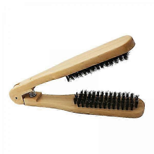 Wooden V Shape Heat Resistant Comb