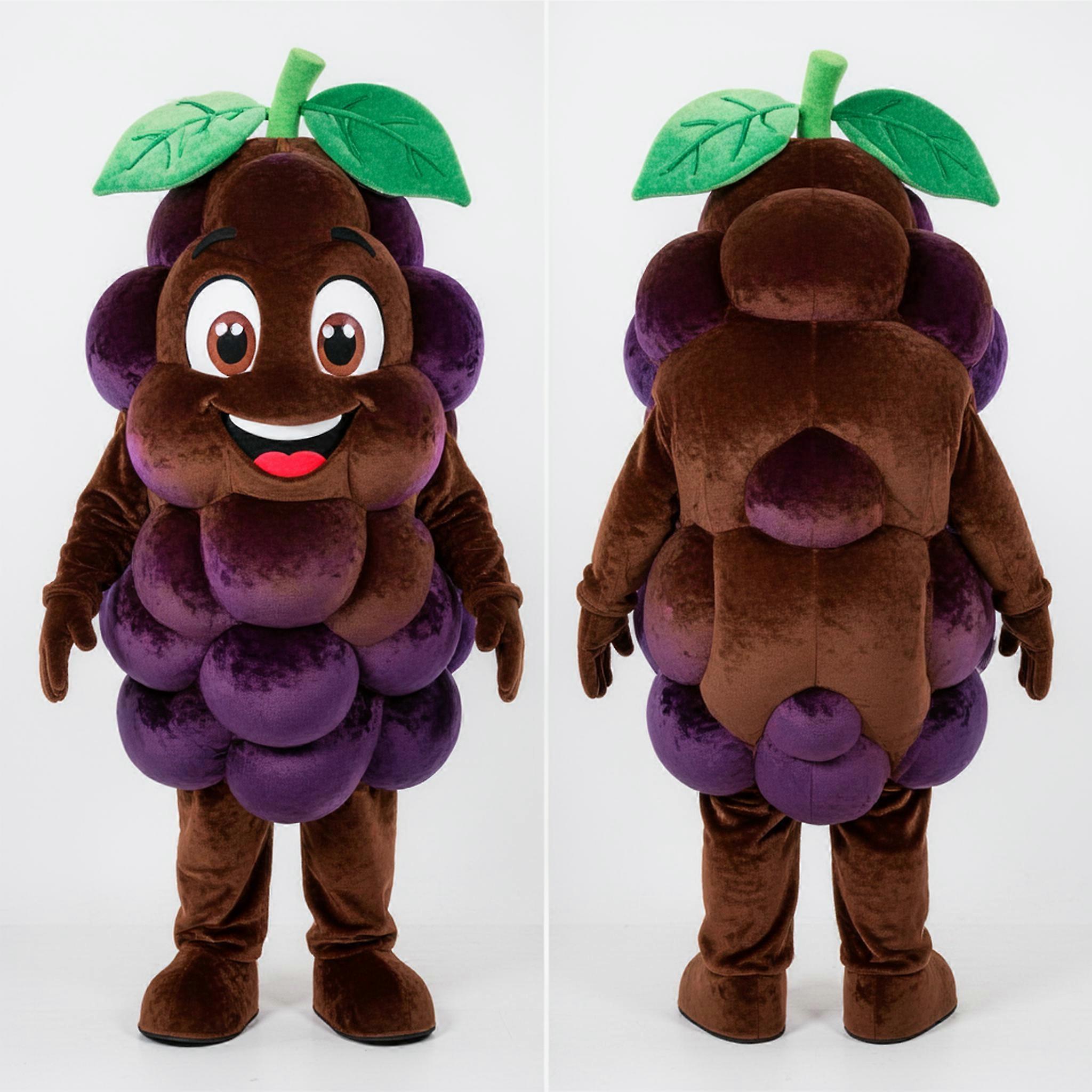 MASTICOT Plump Purple Grape Mascot