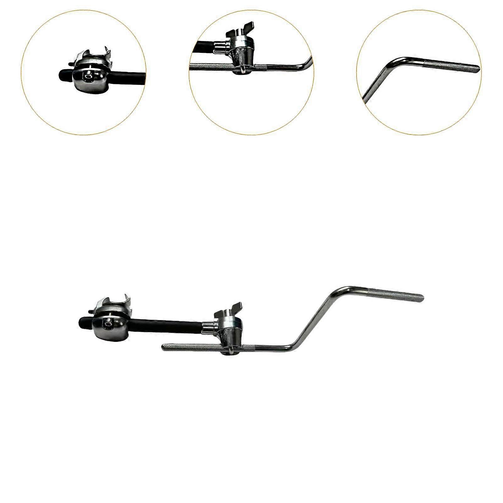 Adjustable Drum Cymbal Holder Clamp with Secure Clamping and Quick Mount Installation for Drum Kit