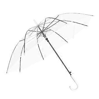 Clear Umbrella with Windproof Rain Protection, Lightweight Long Stick Design for Photography and Outdoor Events