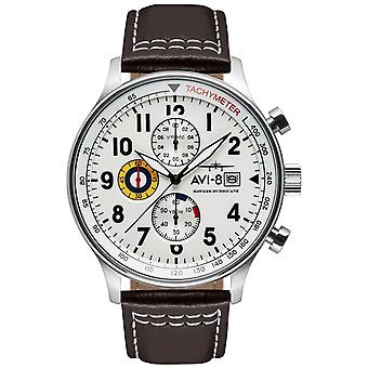 Hawker hurricane Japanese Quartz Analog Men's Watch with Cowskin Bracelet AV-4011-01