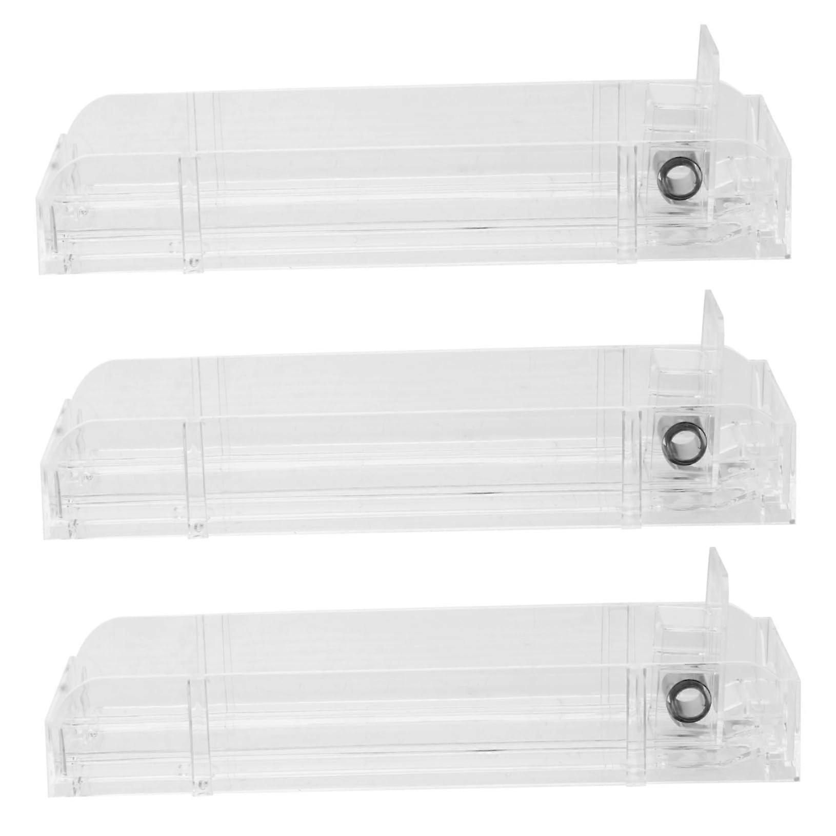 3pcs Automatic Cigarette Display Rack with AutoPush System, SpaceSaving Counter Organizer