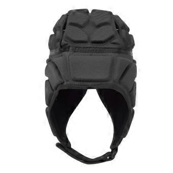 Professioneel Voetbal Honkbal Sporthelm Rugby Keeperie Roller Hat Head Guard ProtectorBlack S
