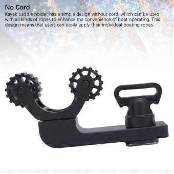 Kajak Paddel Halter Kajak Track Mount Verstellbare Nylon-Seilklemme für Kanus, Kajaks und Fischerboote
