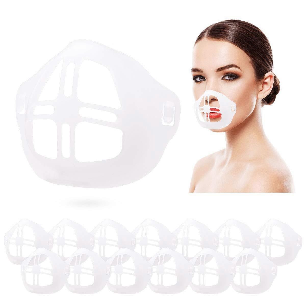 12 Pcs 3D Bracket for Inner Support Frame, Comfortable Clear Inner Frame, Washable Reusable