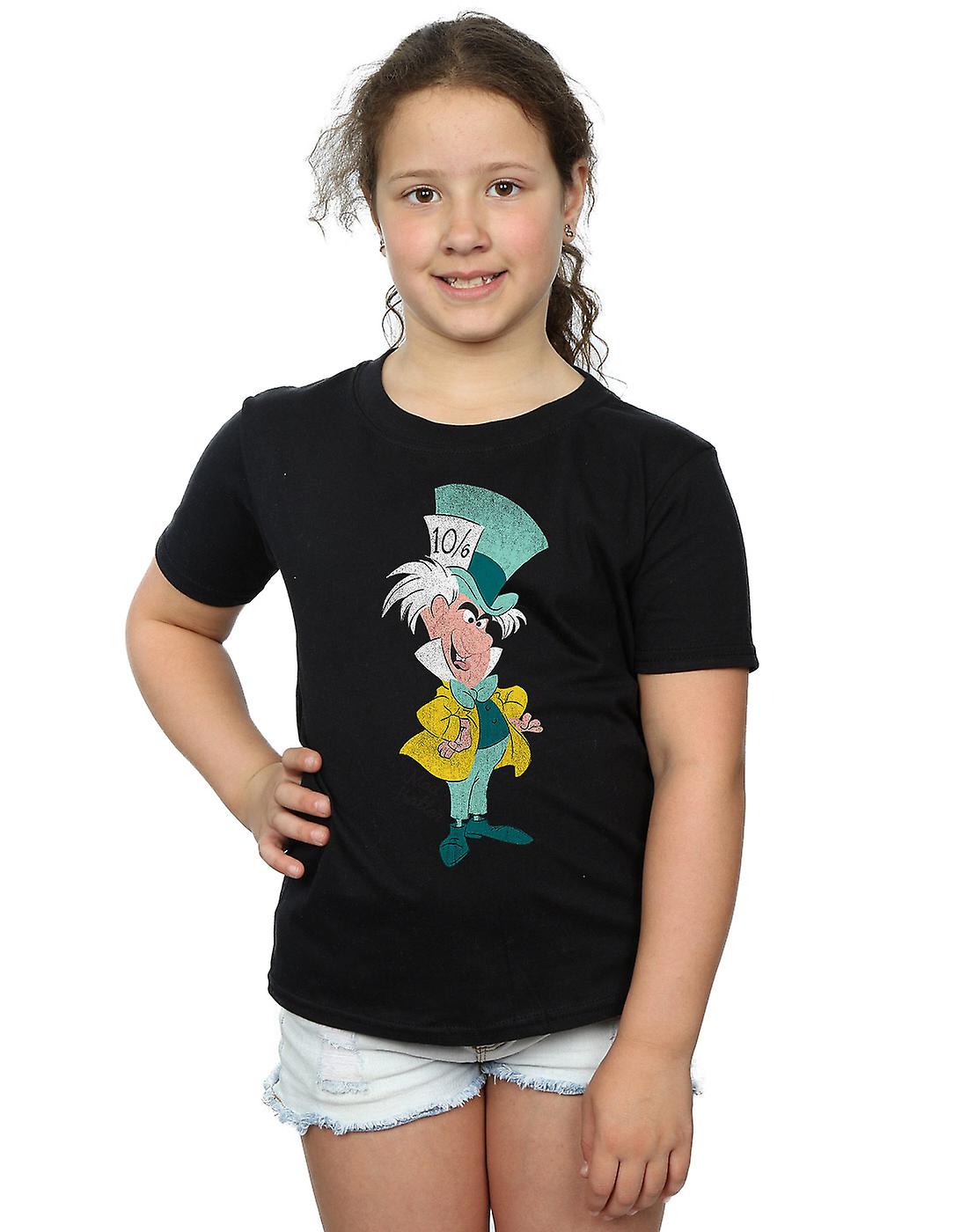 disney girls alice in wonderland classic mad hatter t-shirt