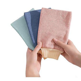 3-pack djup kroppsskrubb exfolierande handske, badhandskar för dusch-dea ...