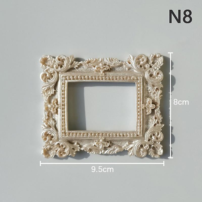 New Design Nail Art Display Retro Metal Irregular Photo Frame Nail Showing Tool
