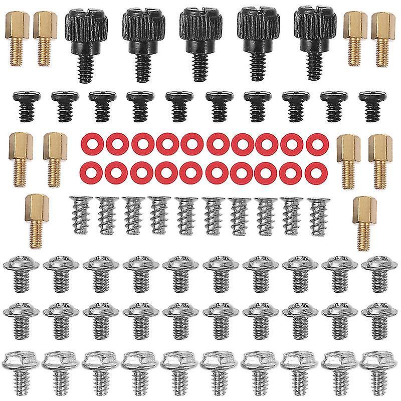 1.5X0.8x0.8cm Screws 1 Set Replacement Computer Case Thumbscrew Washer Pillar Computer Re