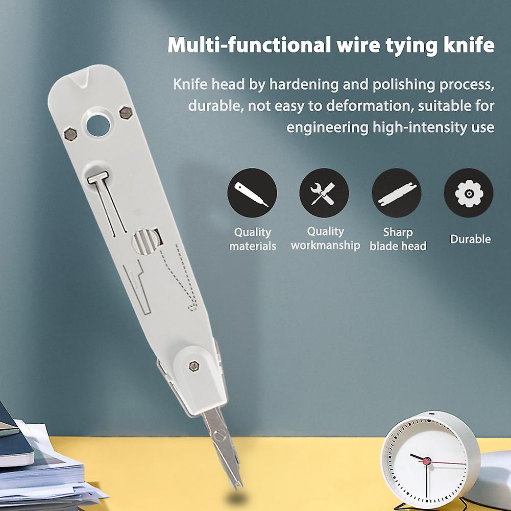 110 Wire Cutter Knife Telecom Pliers Krone Lsa Punch Down Tool For Rj45 Keystone Jack Module Network Cable Telephone Patch Panel