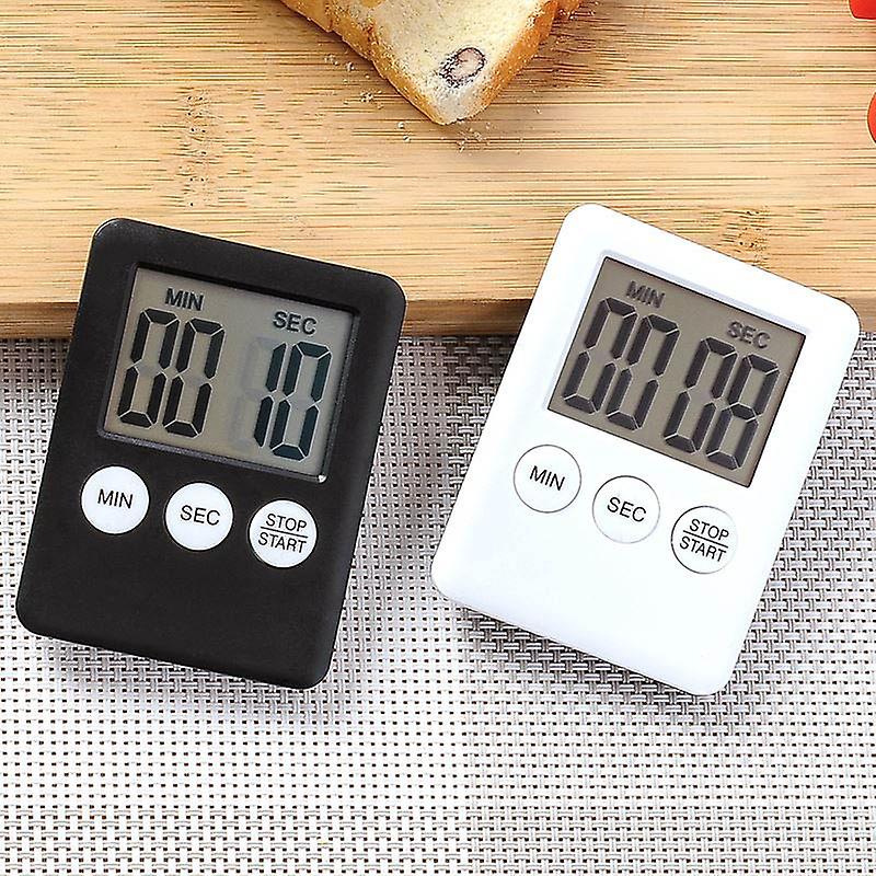 LCD Digital Screen Kitchen Timer Square Cooking Countdown Alarm Magnet Clock