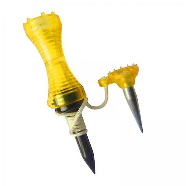 3x3.2inch Golf Tees Ball Holder Practicing Unbreakable Plastic yellow