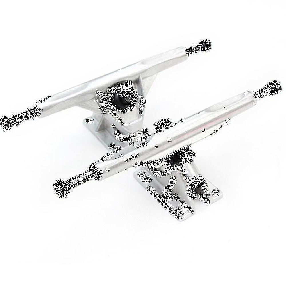 7 pollici per piastra piatta Ponte in alluminio Skate Board Staffa, argento