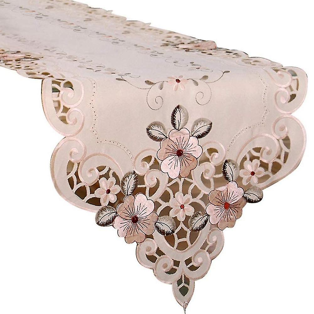 European Classical Embroidered Table Spreader Home Furnishing Fabric Placemat Rectangular Table Tow