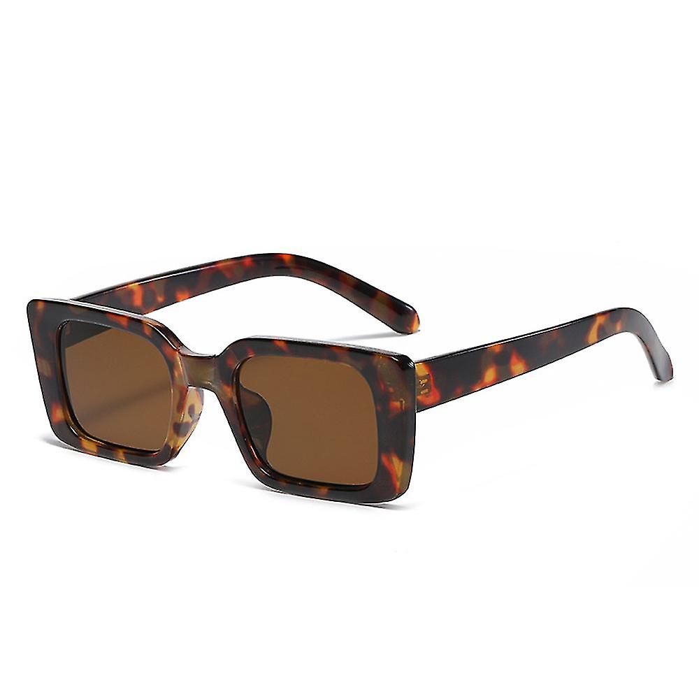 Square Small Frame Sunglasses Simple Fashion Retro Sunglasses, Made Of Metal