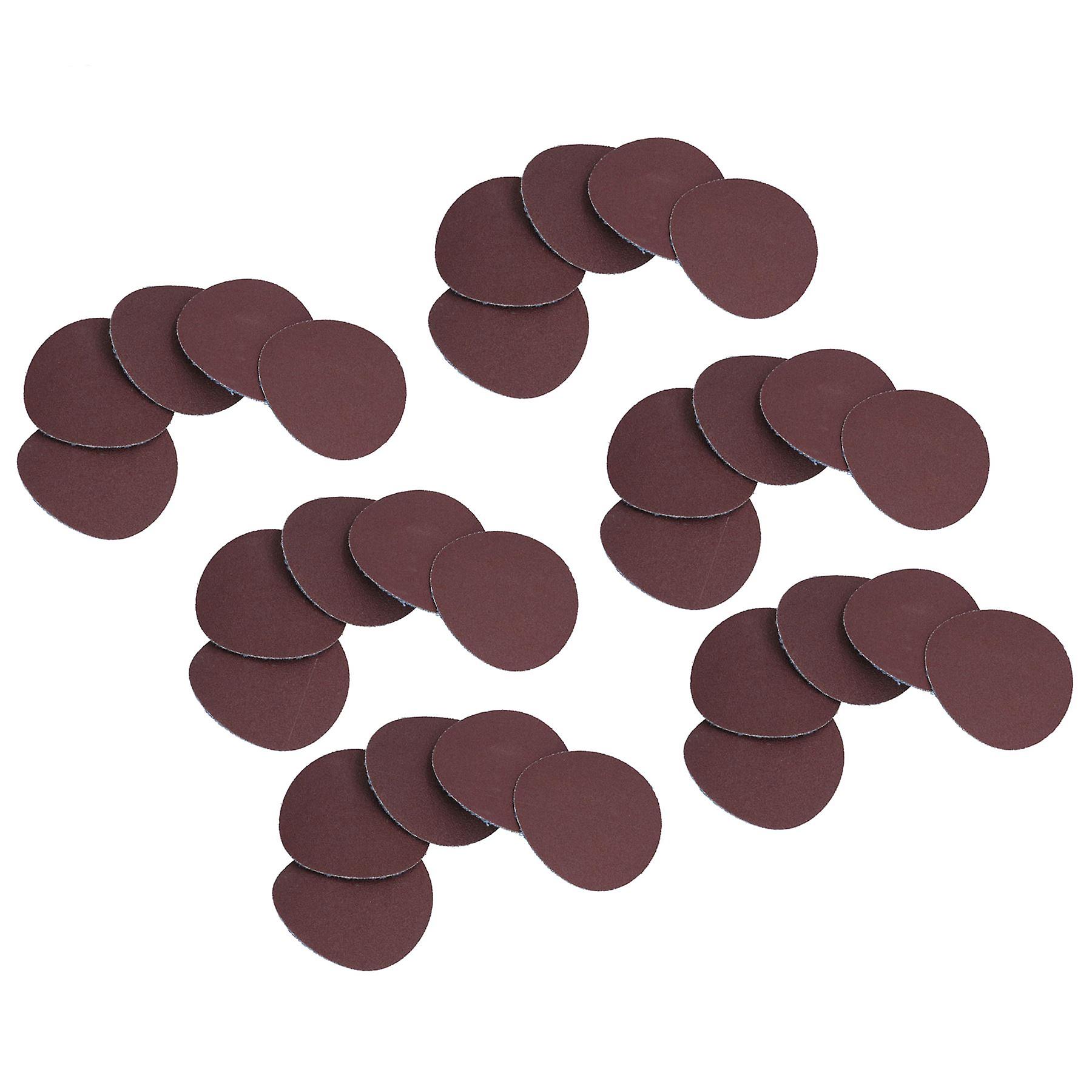 75mm (3in) Twist Button Abrasive Sanding Flap Discs Pads Belts 120 Fine Grit 30pk