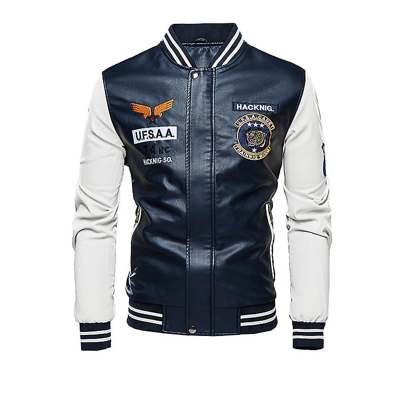 High Quality Men Jacket Embroidered Baseball Uniform Stand Collar Men