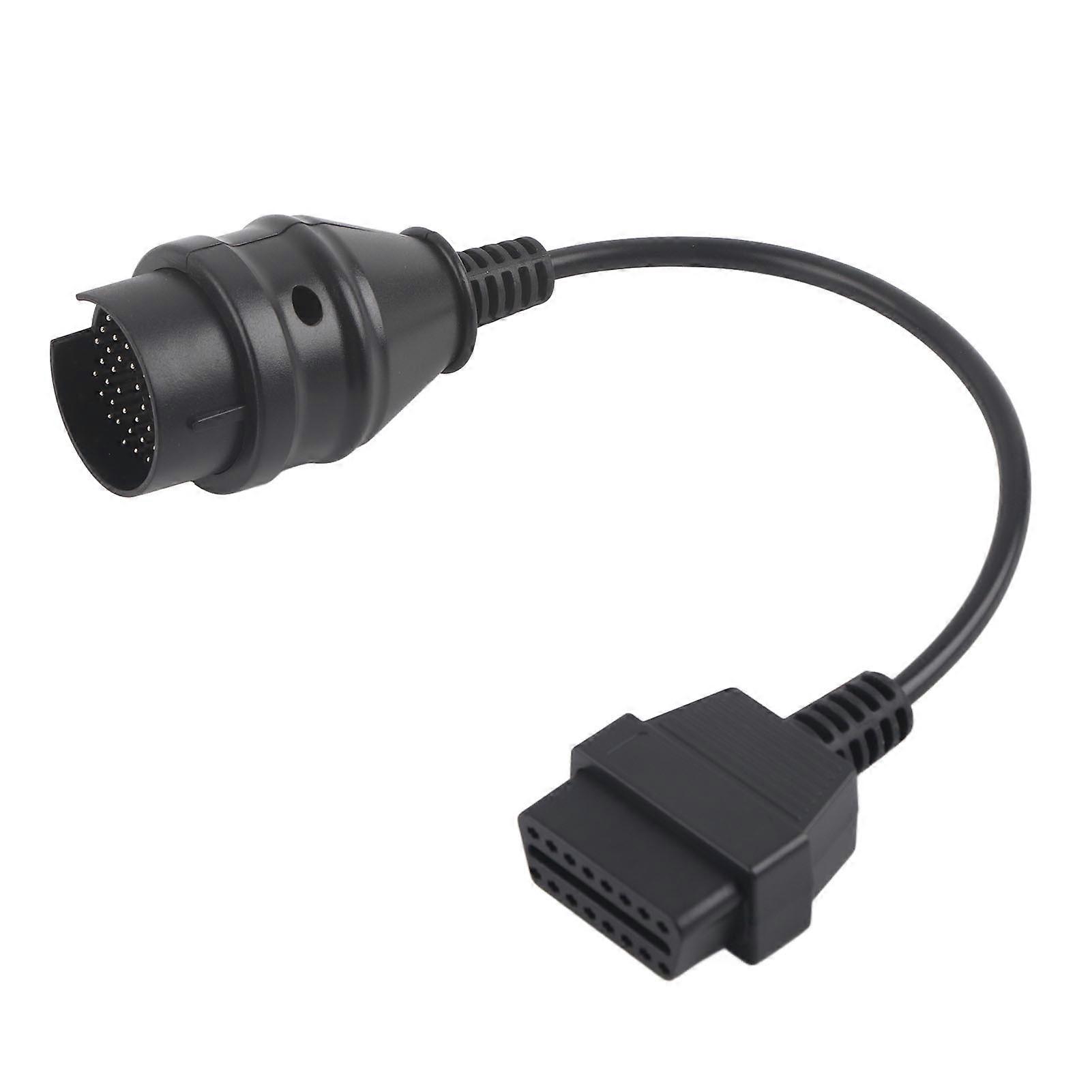 OBD2 38-pin diagnostic adapter cable, compatible and durable OBD interface replacement.