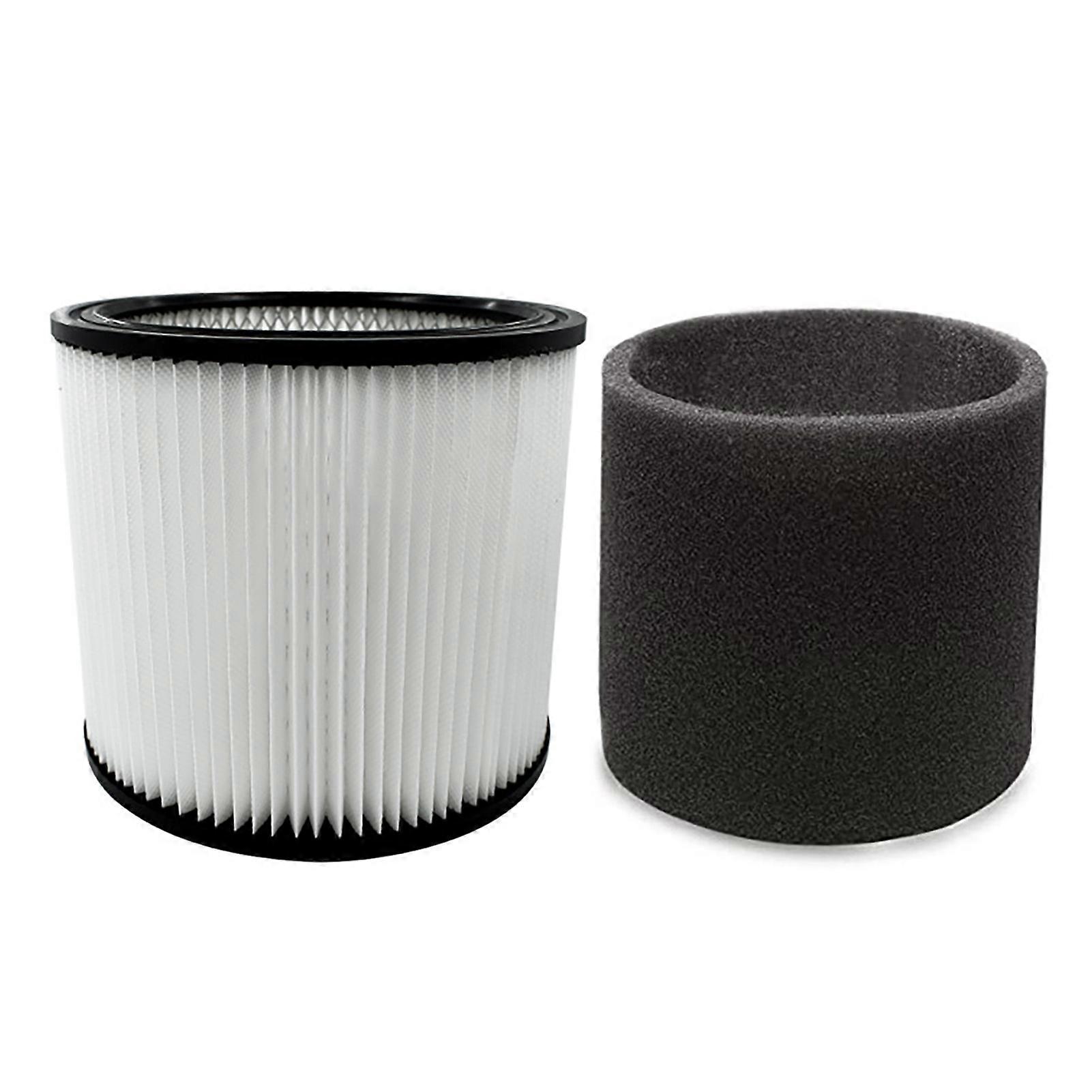 High-Performance Replacement Cartridge Filter For Shop-Vac Compatible Filters, Wet/Dry Vacuum Cleaner Filters, Synthetic Material Washable Filter,