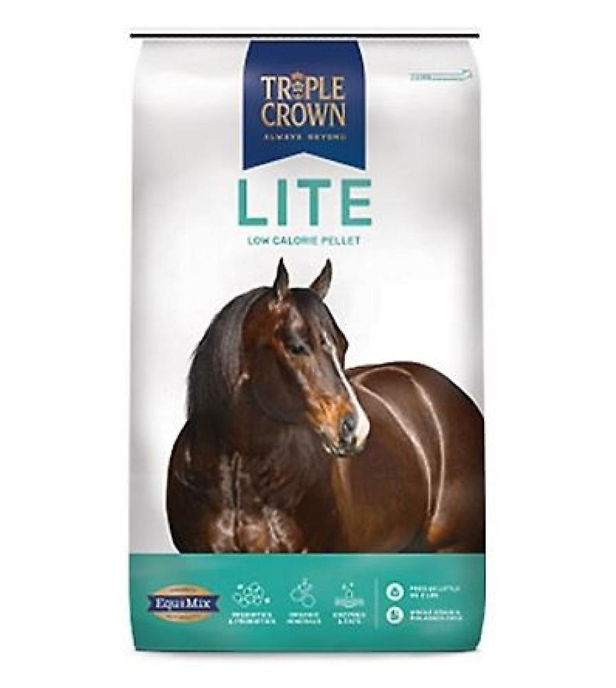 Triple Crown 3004443-206 Lite Low Calorie Pellet Horse Feed, 50 lb. Bag