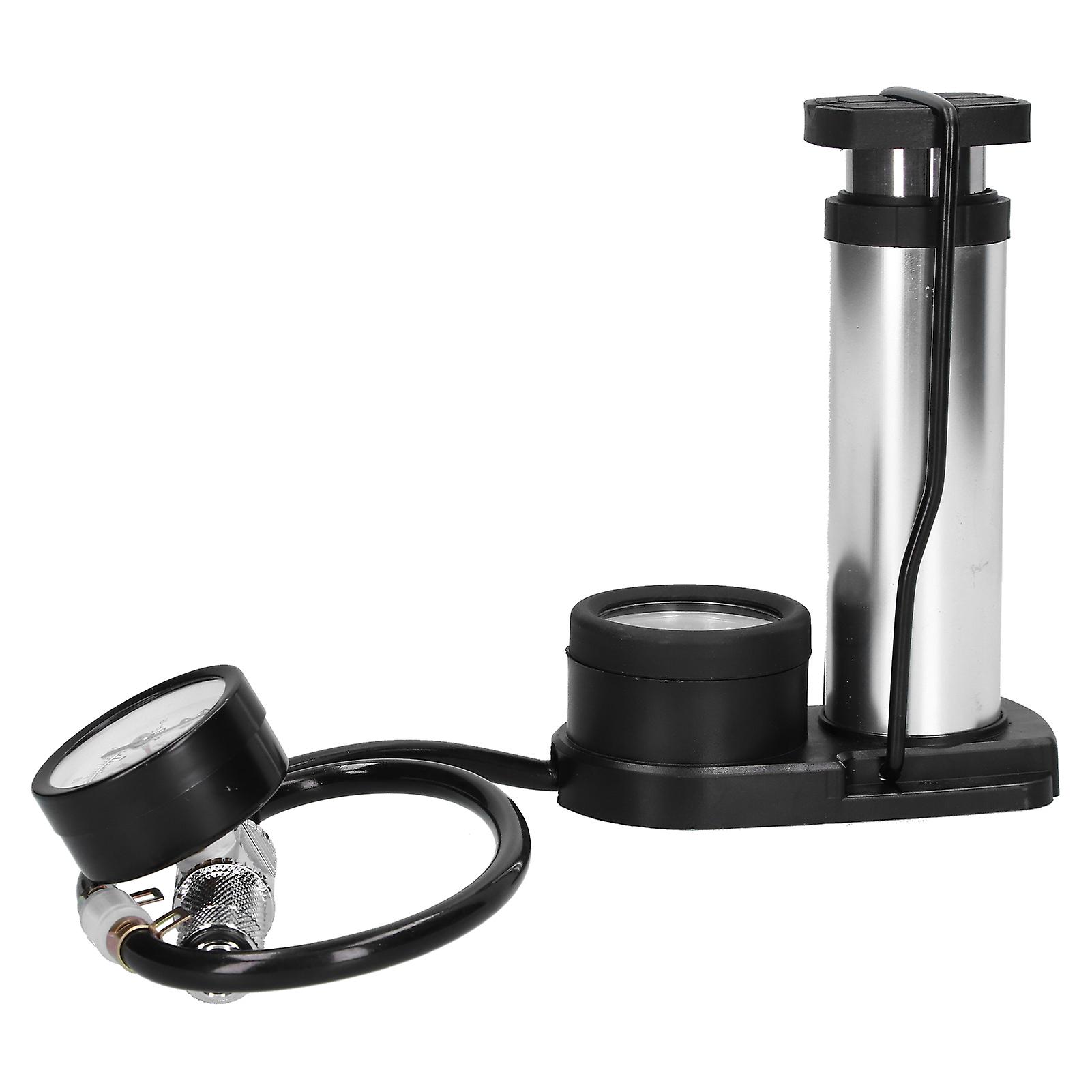 Water Leakage Tester Easily Connect Prevent Air Pressure Backflow Double Barometer for Computer Water Cooling SystemSilver