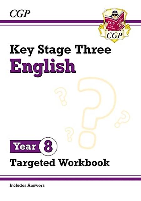 Ks3 Year 8 English Targeted Workbook With Answers by CGP Books Paperback Book