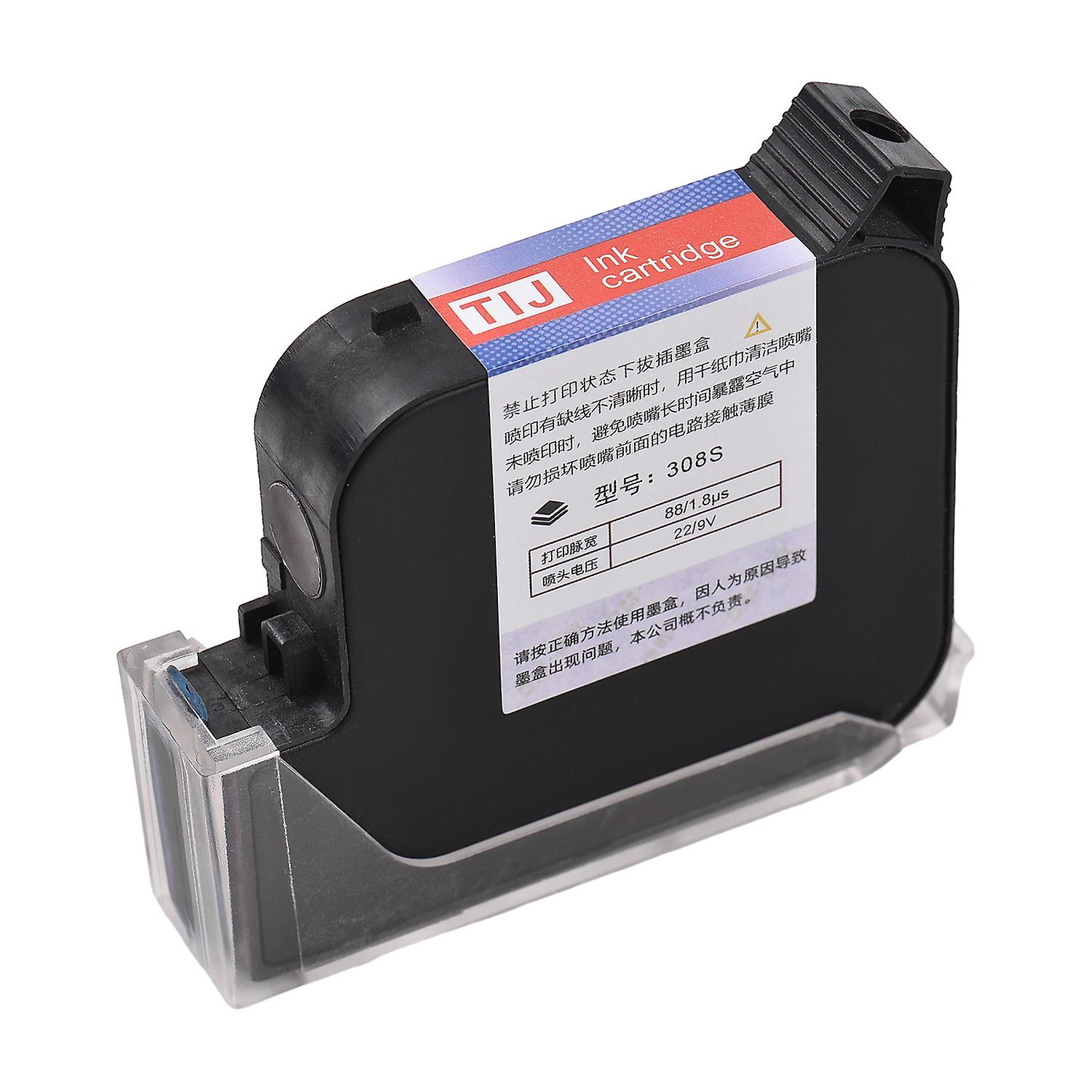 308S Ink Cartridge Replacement Quick-Drying 45ml for M20/T50 Handheld Inkjet Printer(Black)
