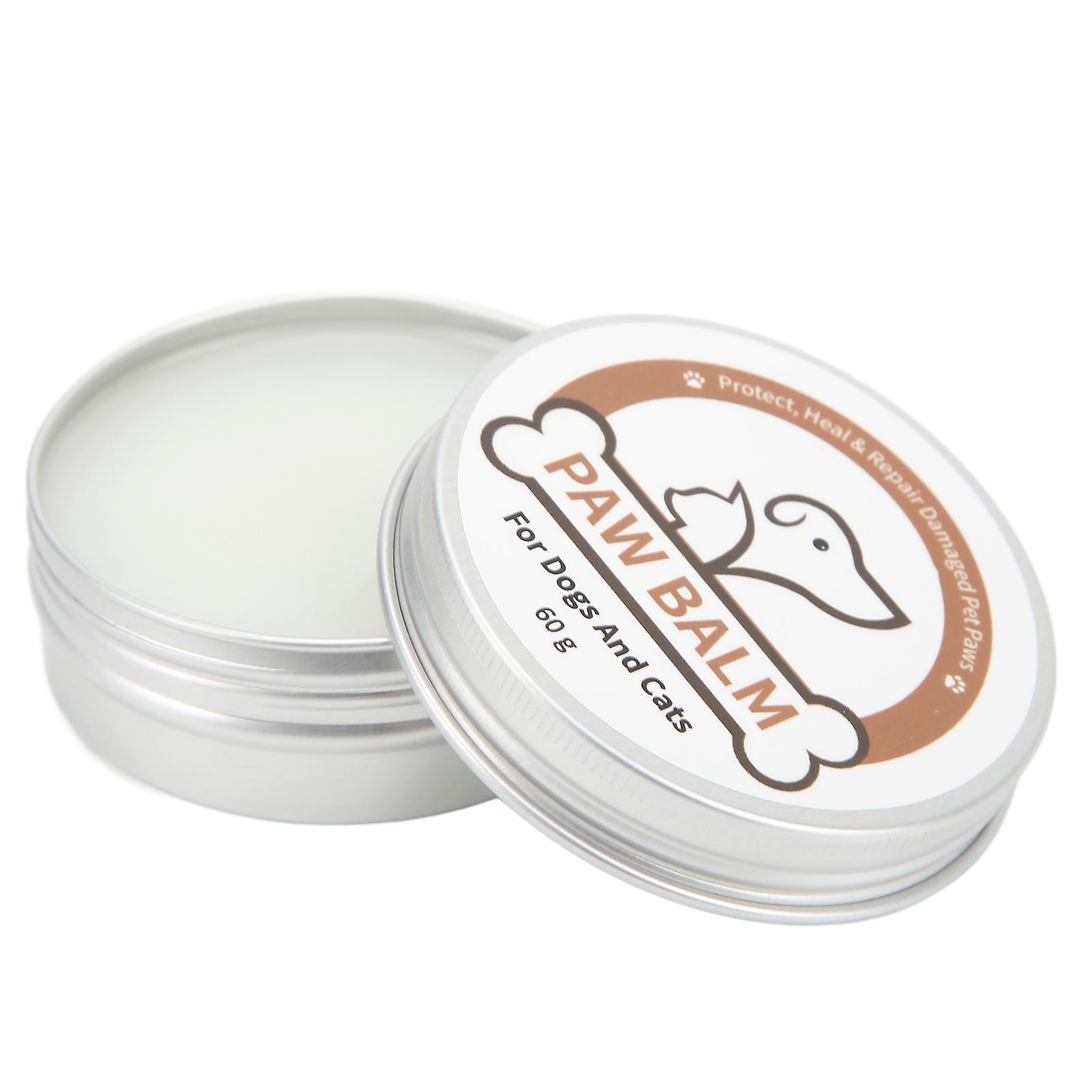 Protective Paw Pad Balm, Moisturizes Dry Noses and Paws, Dog Paw Balm for All Extreme Weather Conditions, 60g/2.1oz