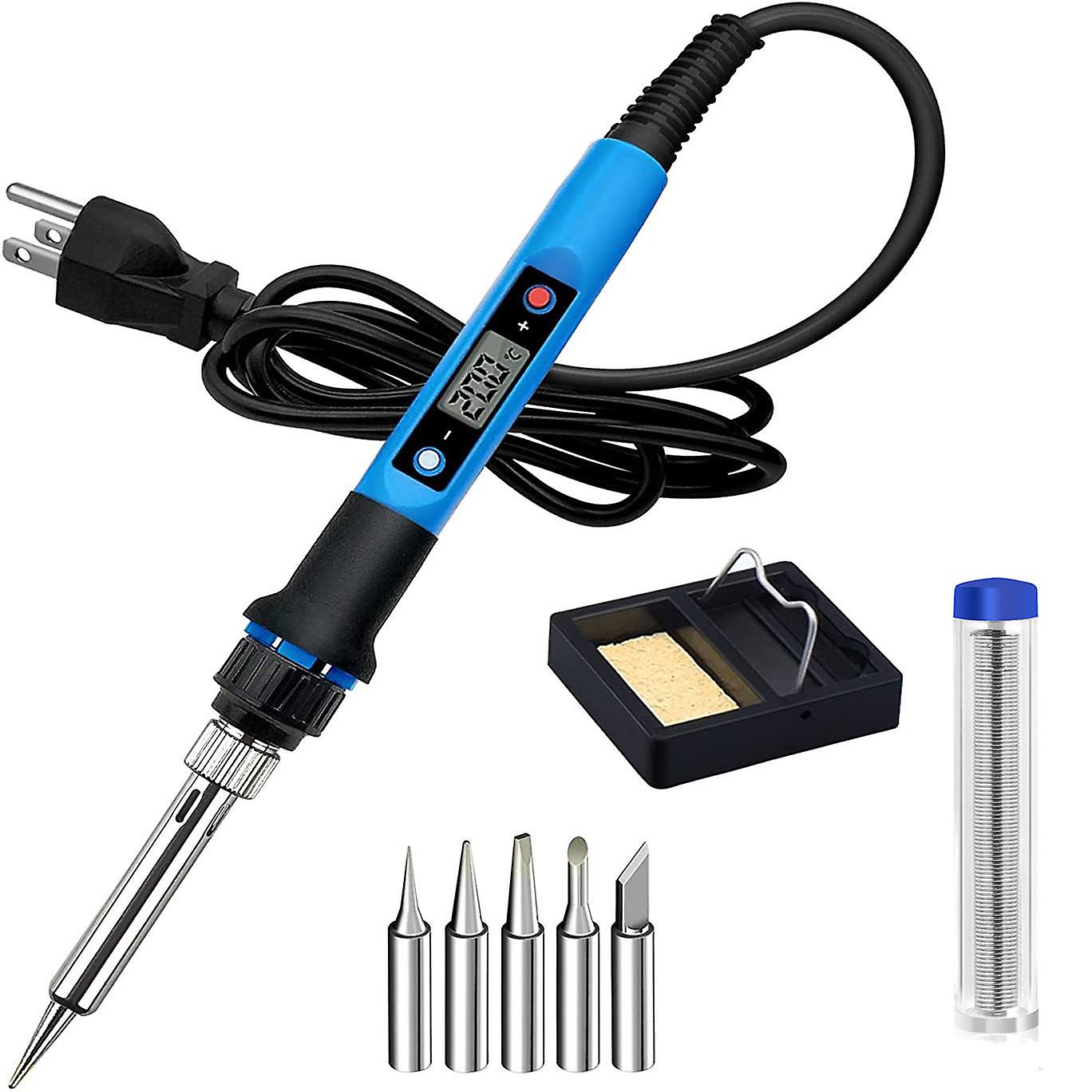 Visible Electric Soldering Iron 100W Soldering Kit Adjustable Tem