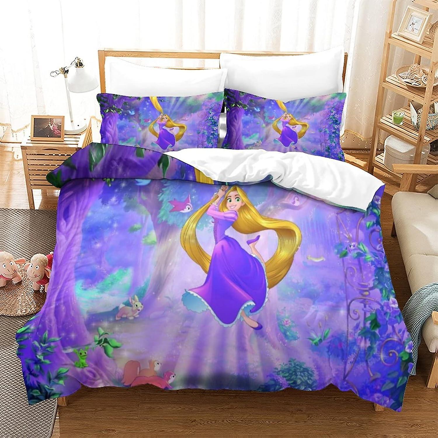 Frozen 3D for Adults And Kids Print Duvet Cover Bedding Sets with Zipper Quilt Bed Covers Soft Microfiber Bedspread Cover