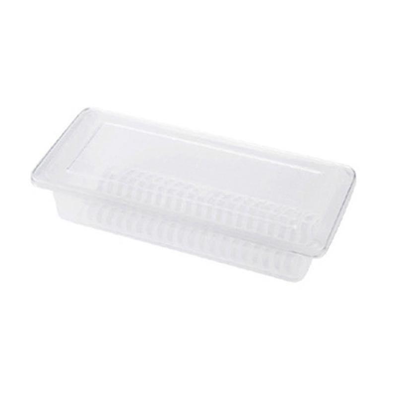 Small Transparent Stackable  with Draining Board
