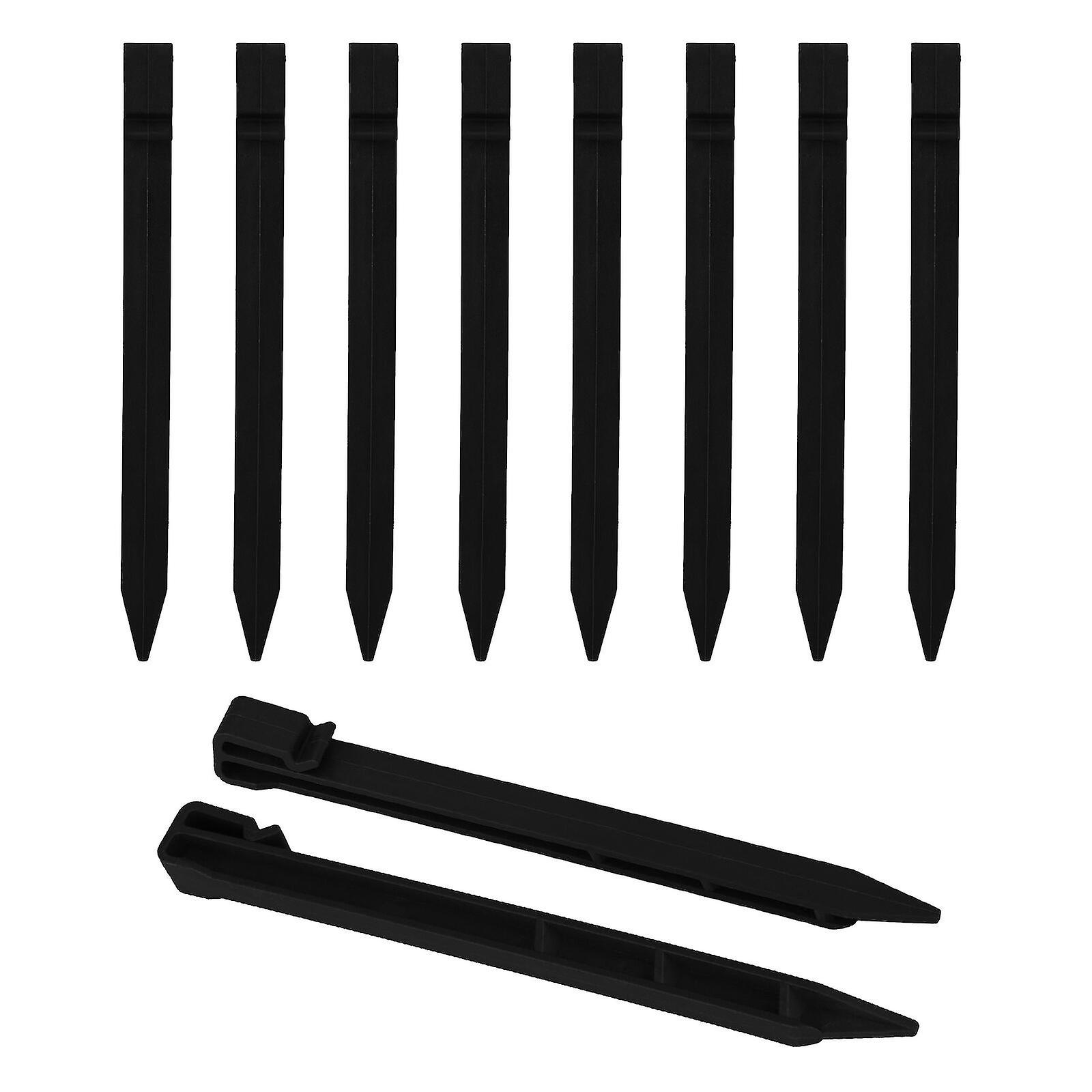 10pcs/set Nails Floor Sticks Anchor Garden Pegs Multifunctional Hook Design Courtyard Fixed Tents Reusable