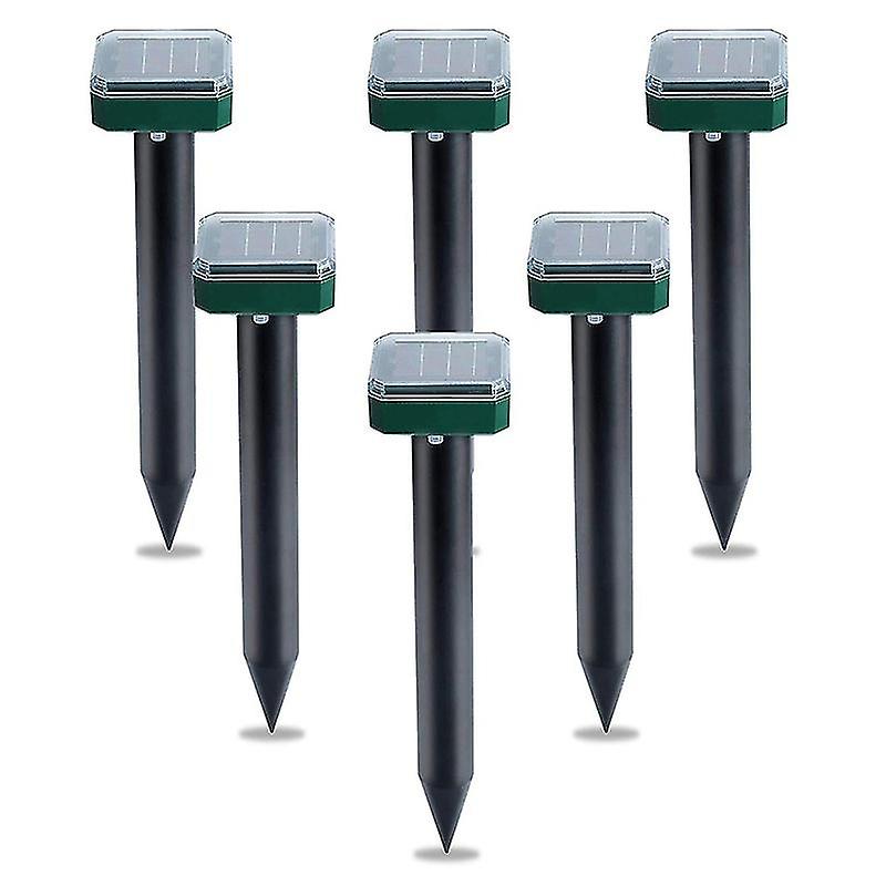  6-pack solar snake repeller for outdoor use, ultrasonic snake repeller, solar snake repeller