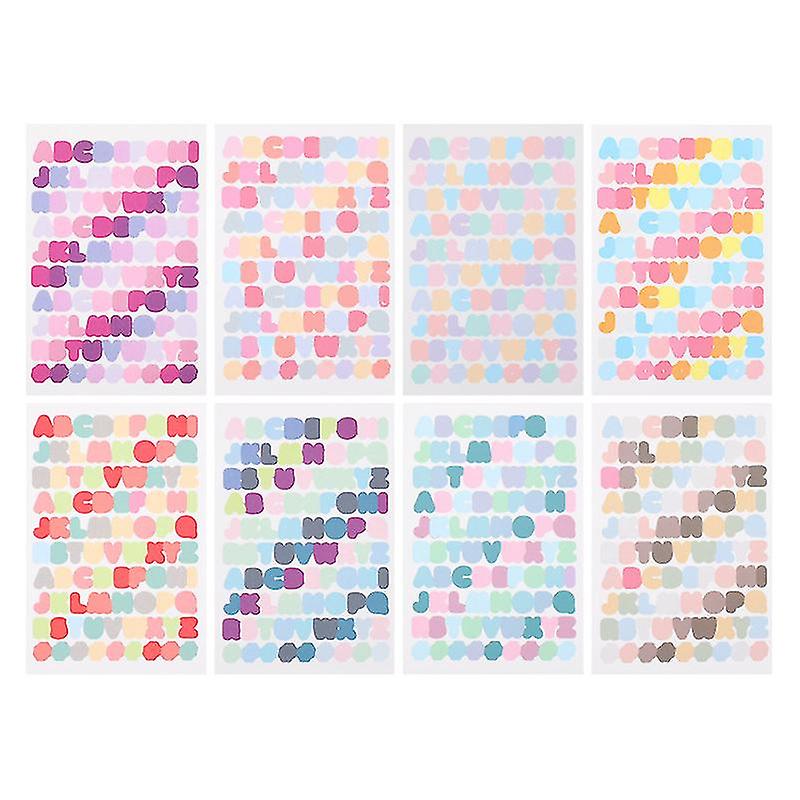 8pcs Scrapbook Sticker