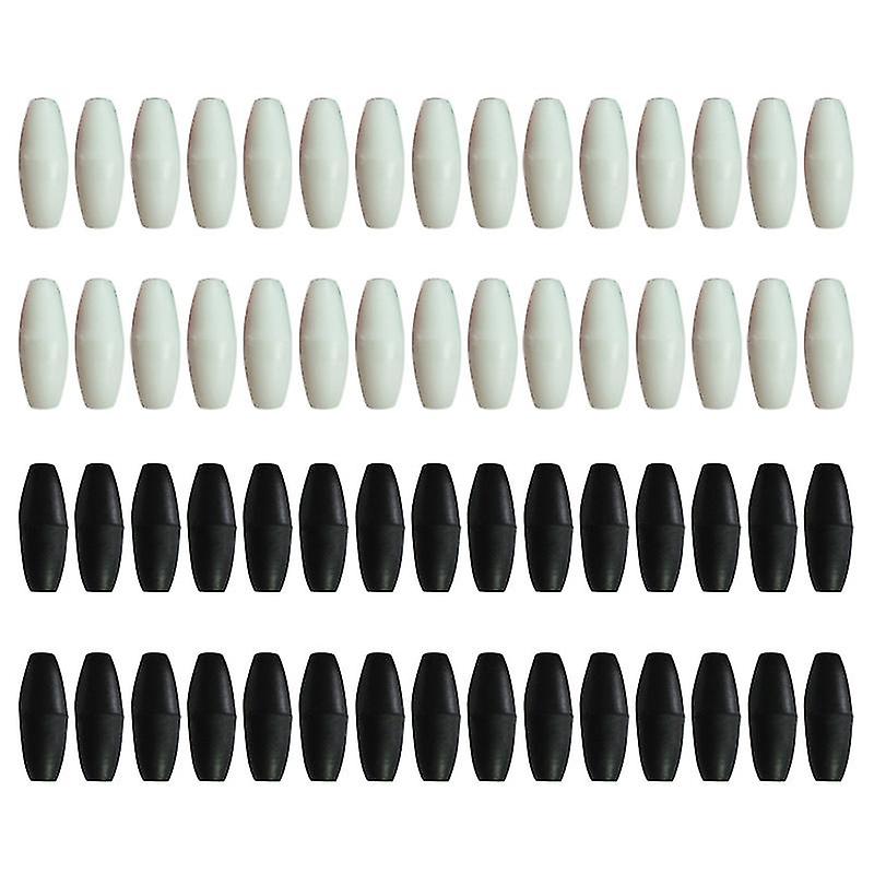 60pcs Plastic Clasps Beads