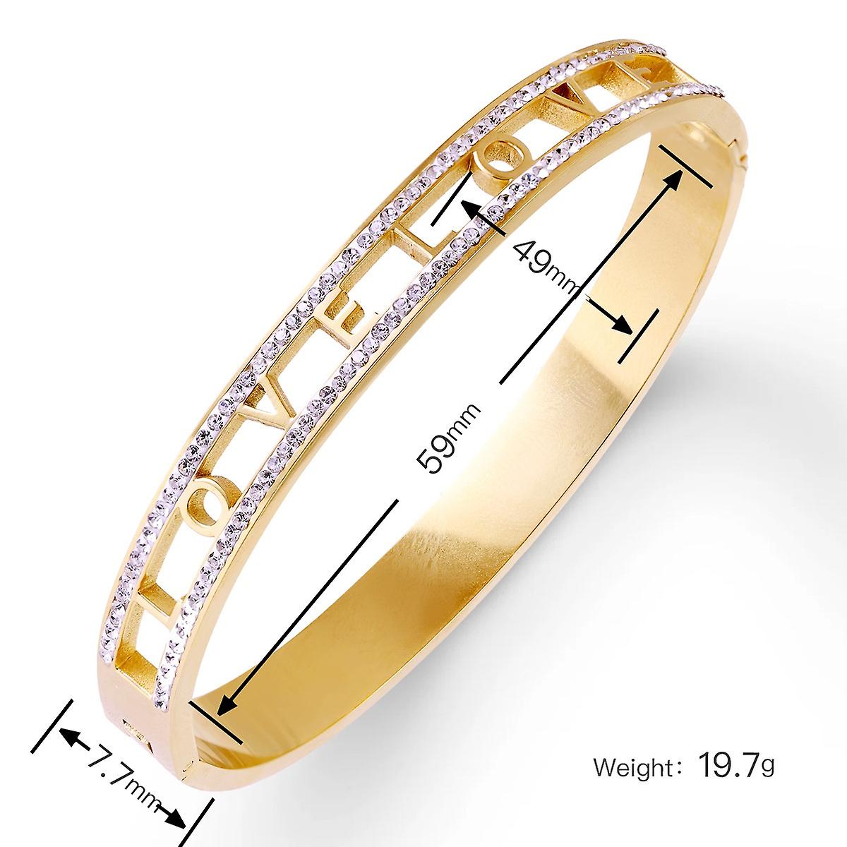 Titanium Bracelet for Her - Stainless Steel, Effortless Glam