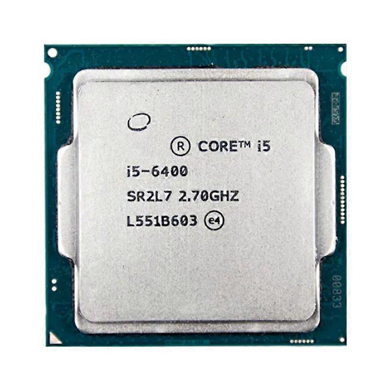 Core i5-6400 CPU - Socket LGA 1151 4 Cores 4 Threads 2.7GHz 6MB L3 Cache 65W.