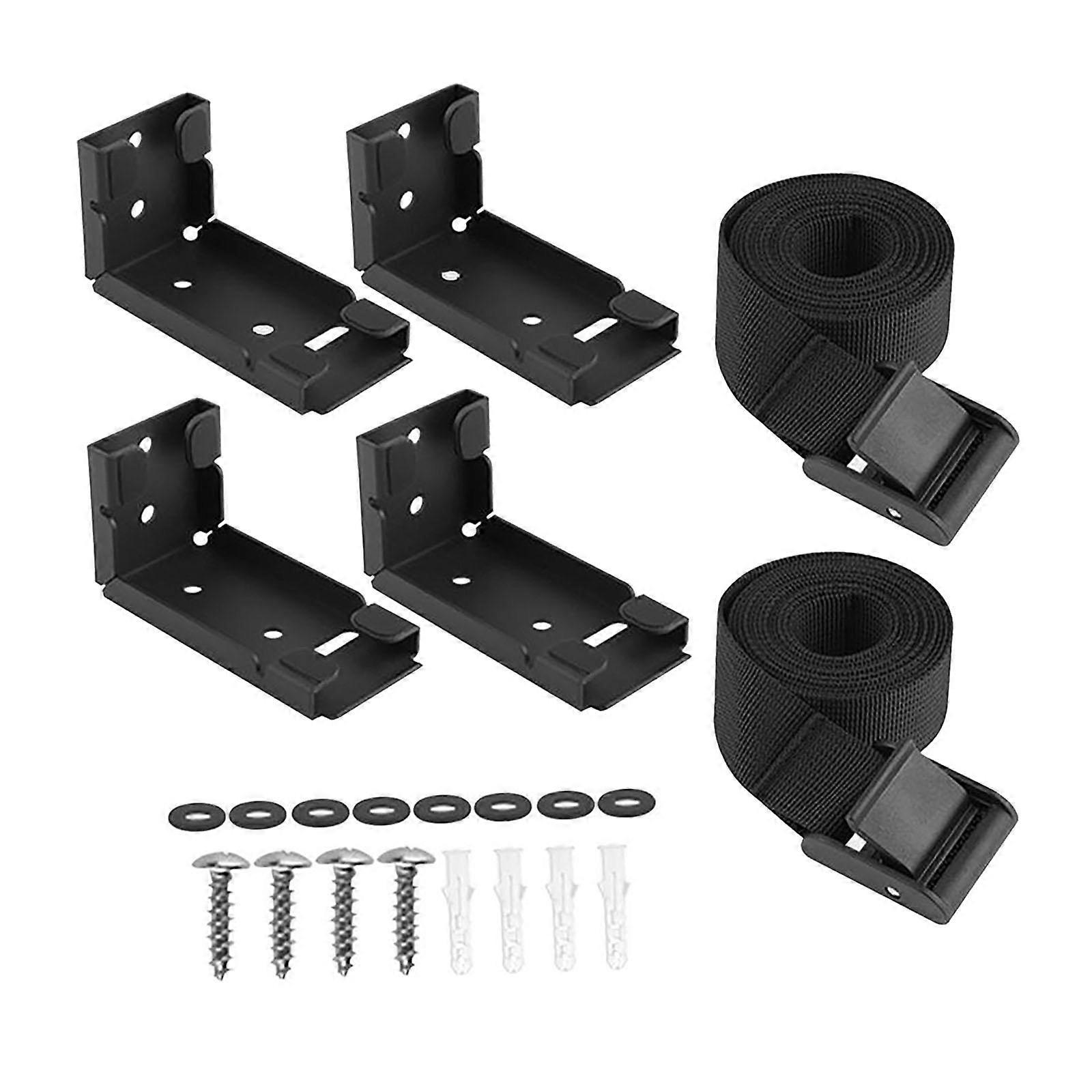 Under Desk PC Mount Computer Case Carrier Home School with Screws CPU Holder