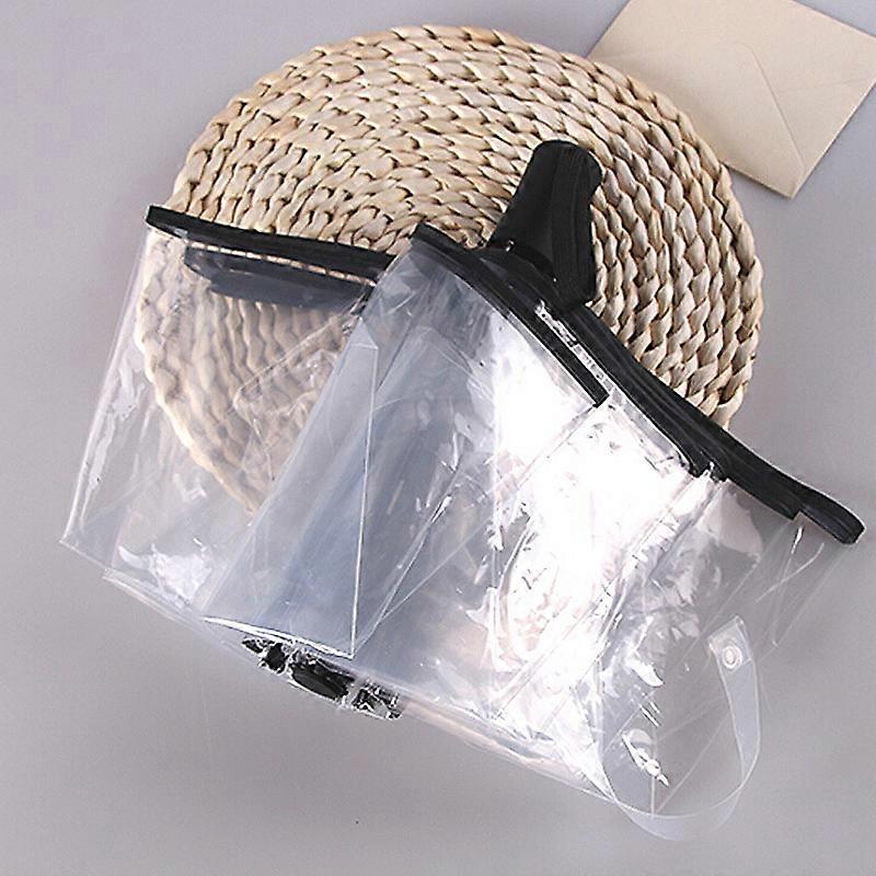 Umbrella Transparent Umbrella Automatic Transparent Tri Fold Umbrella